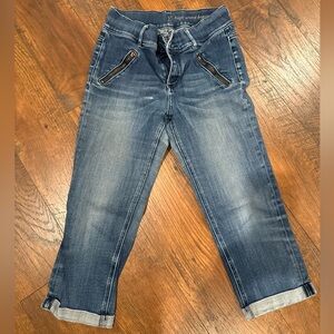 New York & Company High-Waist Legging Crop Jeans, Capris, Sz 6, Great Condition!